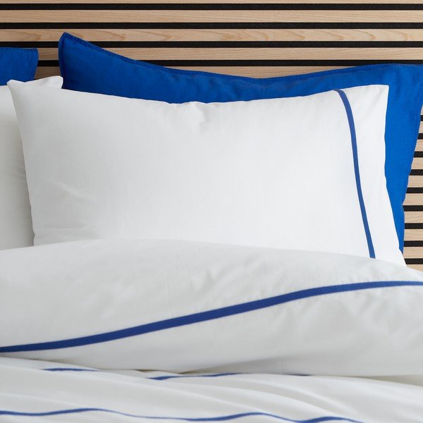 Синьо и бяло памучно спално бельо за единично легло 135x200 cm - Content by Terence Conran-image-2