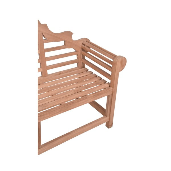 Градинска пейка от масивно дърво в естествен цвят Picadilli – Garden Pleasure-image-1