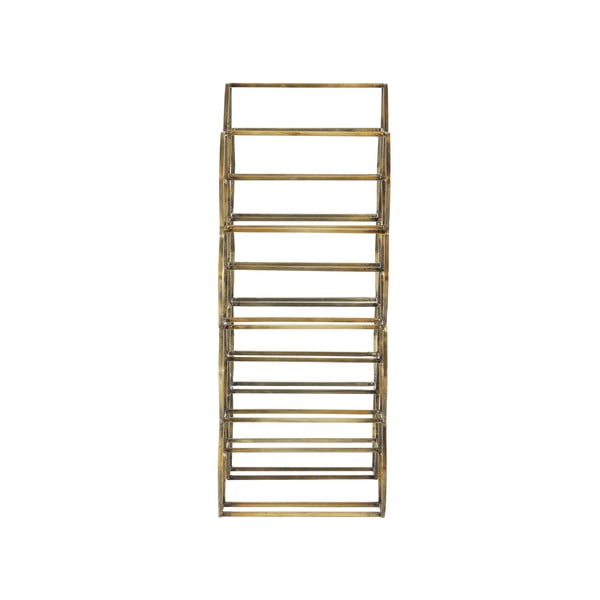 Метална стойка за вино в бронз за 12 бутилки Salbris - Light & Living-image-3