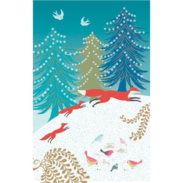 Картички в комплект 8 бр. с коледен мотив Christmas  – Roger la Borde
