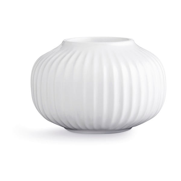 Бял порцеланов свещник Hammershoi за чаена свещ, ⌀ 10 cm Hammershøi - Kähler Design