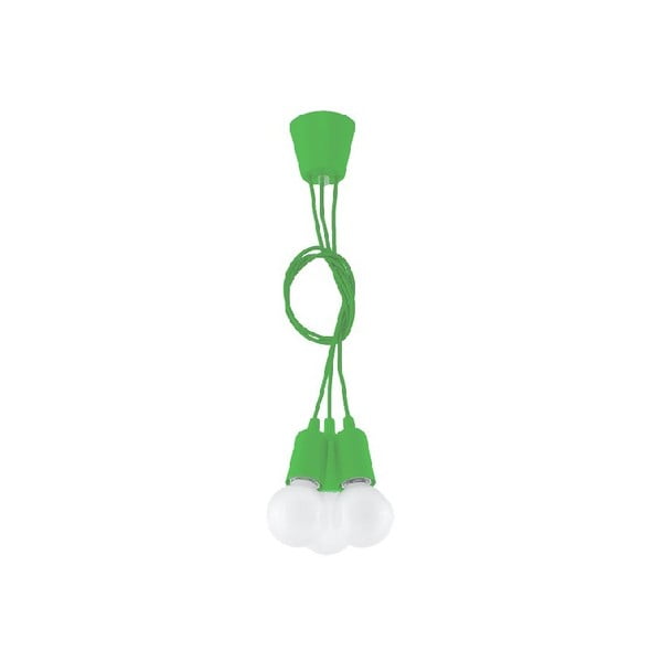 Зелена лампа-висулка 15x15 cm Rene - Nice Lamps