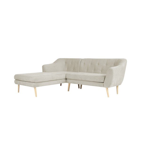 Béžová pohovka s lenoškou na levé straně Mazzini Sofas Sicile-image-3