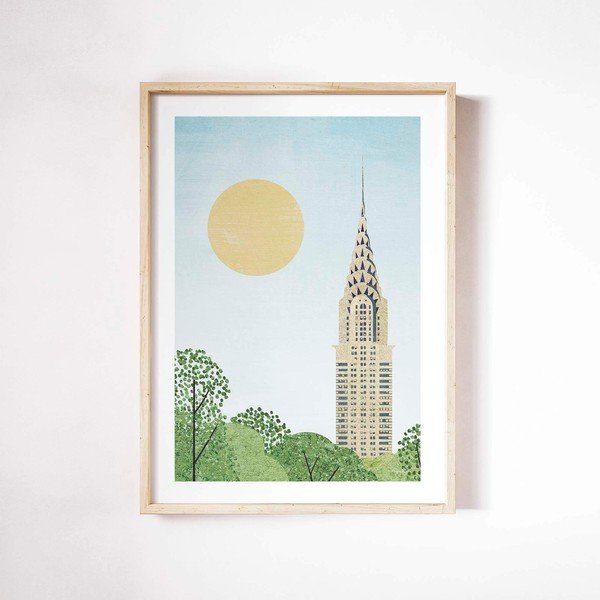 Плакат 30x40 cm Chrysler Building - Travelposter-image-2