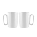 Бели глинени чаши в комплект от 2 бр. 250 ml Fuori – Vialli Design