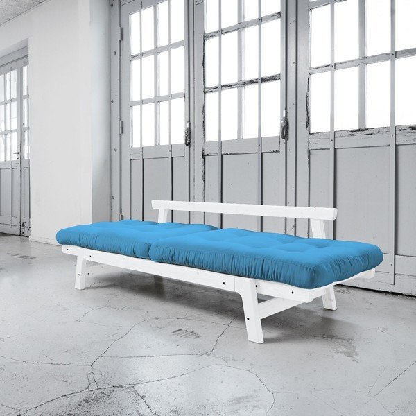 Rozkládací pohovka Karup Step White/Horizon Blue-image-2