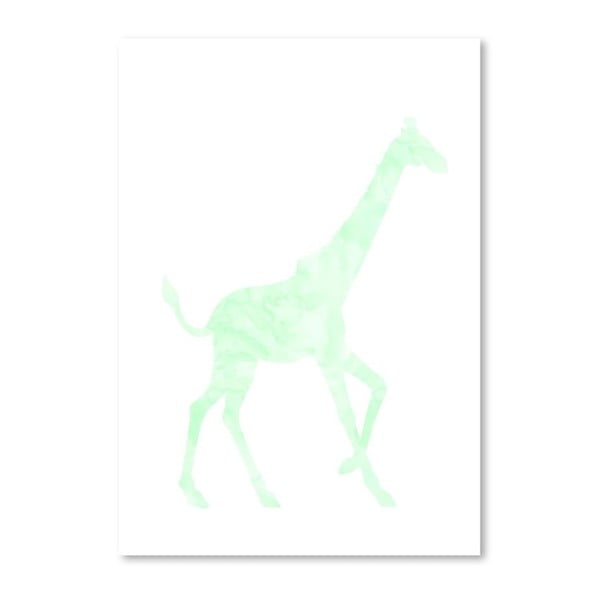 Plakát Americanflat Giraffe, 30 x 42 cm