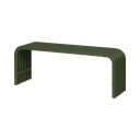 Зелена градинска пейка метална Nokk – noo.ma