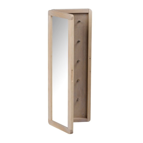 Огледален шкаф за ключове от матово лакиран дъб Metro - Rowico