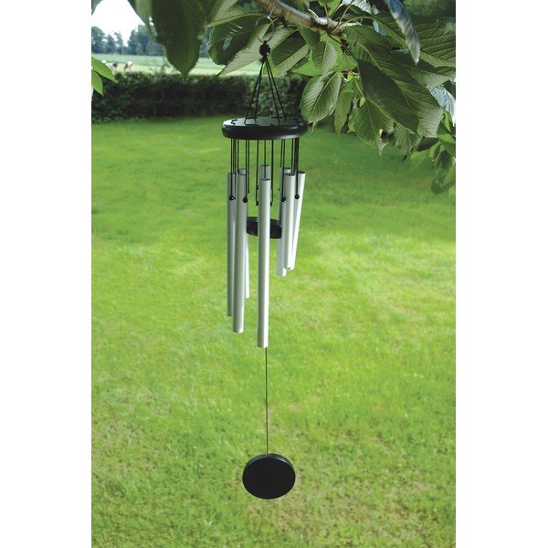 Висящ камбанен звън в сребро Ego Dekor, височина 56,5 cm - Esschert Design-image-1