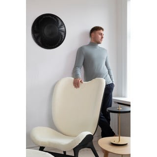 Черна дъбова лампа за таван с дървен абажур ø 49 cm Clava Up - UMAGE