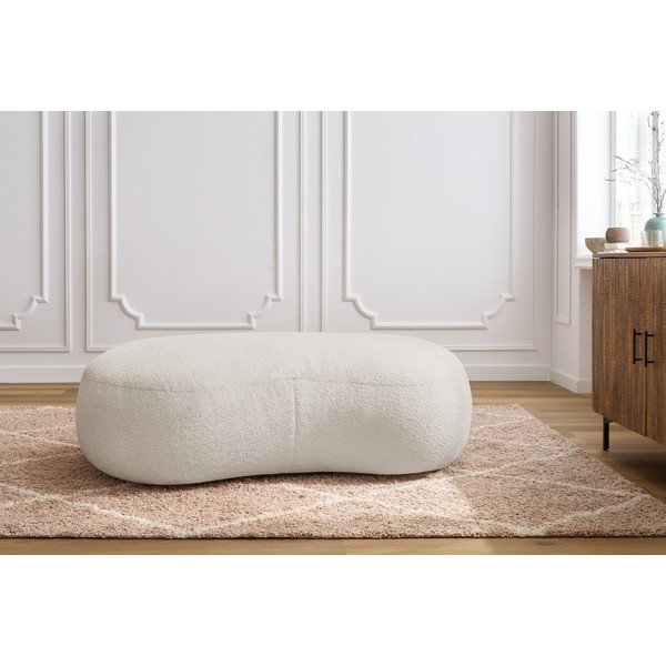 Бяла табуретка от букле Saint-Germain - Bobochic Paris-image-1