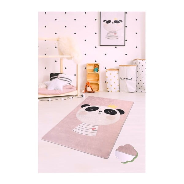 Детски килим , 100 x 160 cm King Panda - Conceptum Hypnose-image-1