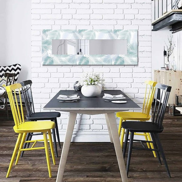 Стенно огледало с дървена рамка 40x120 cm - Wallity-image-2