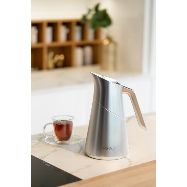 Термос в матово сребрист цвят 1 л Soho - Vialli Design-image-2