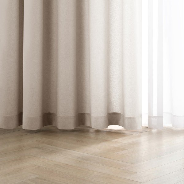 Кремаво dimout перде 140x250 cm Calisto – Filumi-image-3