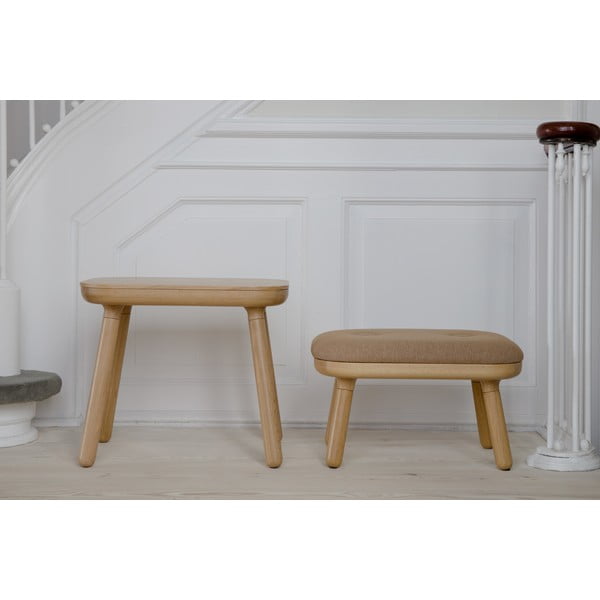 Стол в светлокафяв и естествен цвят Paff Low – UMAGE-image-3