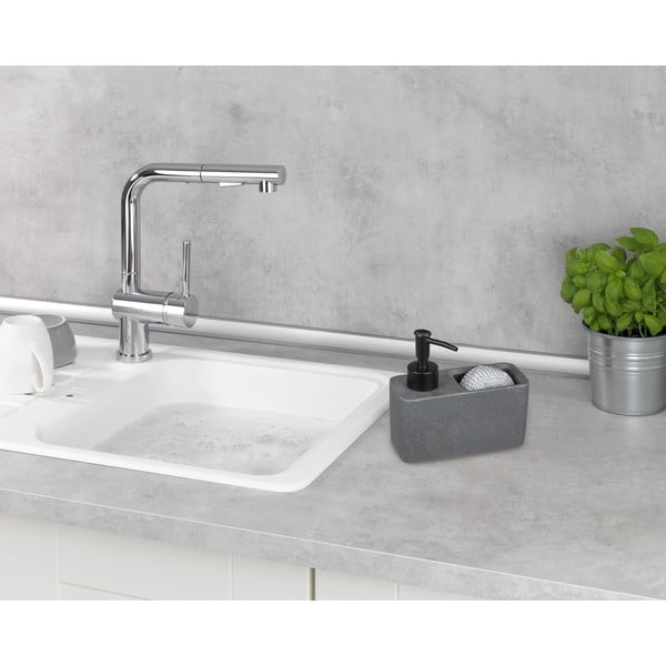 Сив полирезинов дозатор за сапун 0,15 л Woya - Wenko-image-1