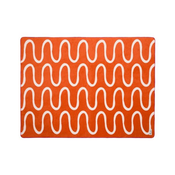 Оранжево одеяло 150x200 cm Swirl – noo.ma