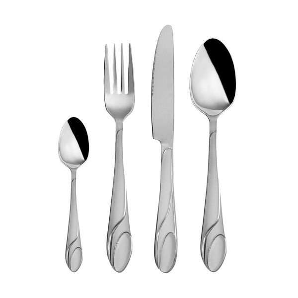 Комплект от 24 прибора от неръждаема стомана Amber - Orion