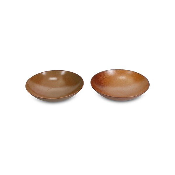 Кафява порцеланова купа ø 21 cm Ovio – BonBistro-image-3