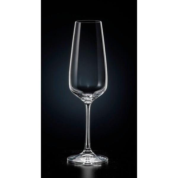 Комплект от 6 чаши за шампанско , 190 ml Giselle - Crystalex-image-1