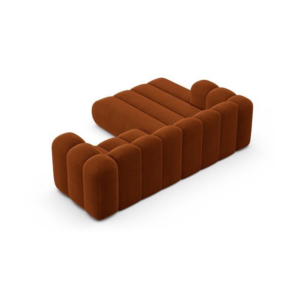 Оранжев ъглов диван (ляв ъгъл) Lupine – Micadoni Home-image-3