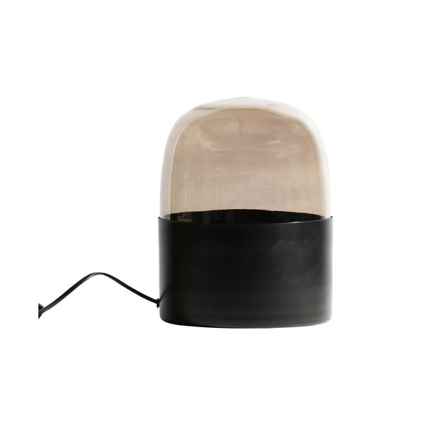 Черна настолна подова лампа Dome, ø 22 cm - BePureHome
