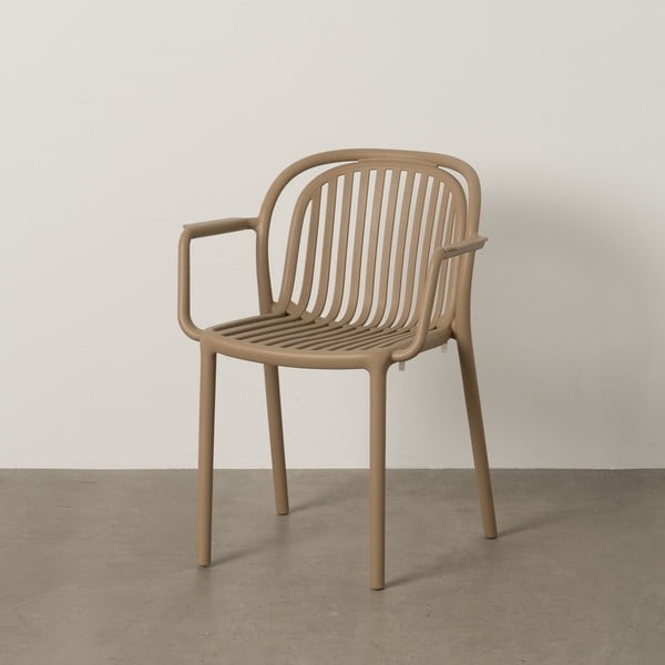 Бежов пластмасов трапезен стол Alia – Ixia-image-1