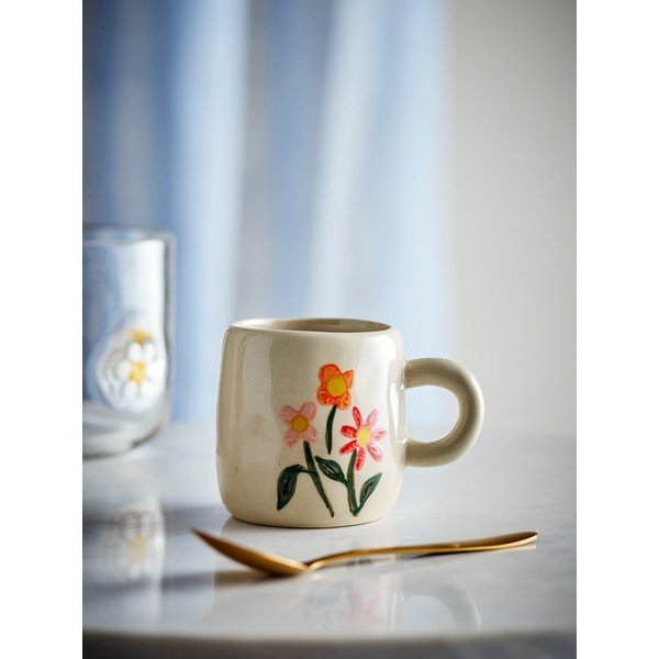 Кремава глинена детска чаша 110 ml Millie – Bloomingville Mini-image-1