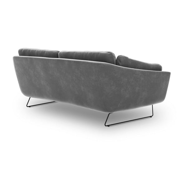 Сив диван с кадифена покривка Gravity - Windsor & Co Sofas-image-3