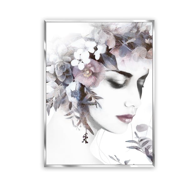 Живопис върху платно , 62 x 82 cm Flower Crown - Styler