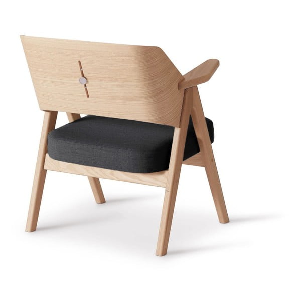 Тъмно сив дъбов фотьойл Findahl от Hammel Me Tube - Hammel Furniture-image-3