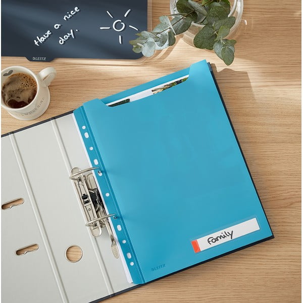 Сини офис папки с голям капацитет , A4 Cosy - Leitz-image-1