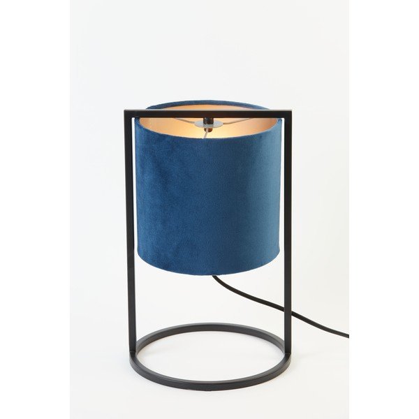 Черно-тъмносиня настолна лампа (височина 35 cm) Santos - Light & Living-image-2