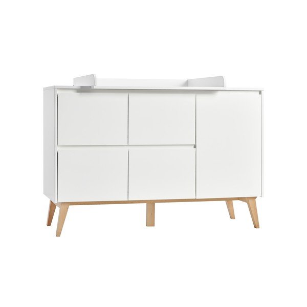 Бял детски скрин , 148 x 92 cm Swing - Pinio-image-2