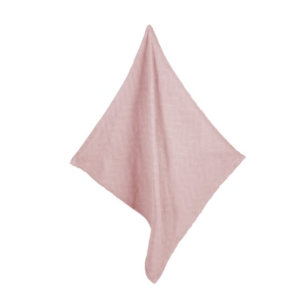 Розово плетено бебешко одеяло от органичен памук 80x80 cm Lil Planet - Roba-image-4