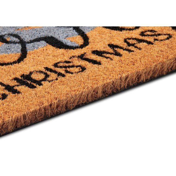 Изтривалка с коледен мотив от кокосови влакна 40x70 cm Silver Christmas – Hanse Home-image-3