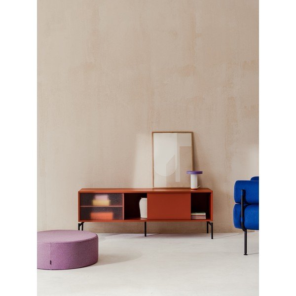 Теракотена маса за телевизор 160x60x42 cm Met – noo.ma-image-1