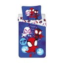 Синьо  единично  памучно детско спално бельо 140x200 cm Spidey – Jerry Fabrics