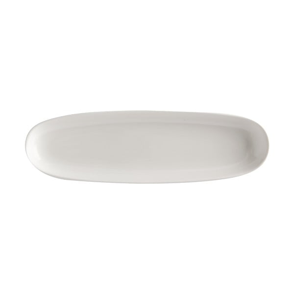 Бяла порцеланова чиния за сервиране Basic, 30 x 9 cm - Maxwell & Williams