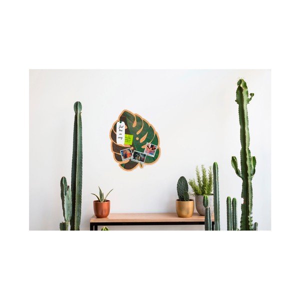 Коркова декоративна дъска за обяви Monstera Monstera Leave - Really Nice Things-image-2