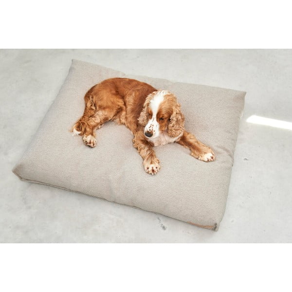 Светлокафяв матрак за куче от букле 120x90 cm Mondo Cappuccino L – MiaCara-image-2