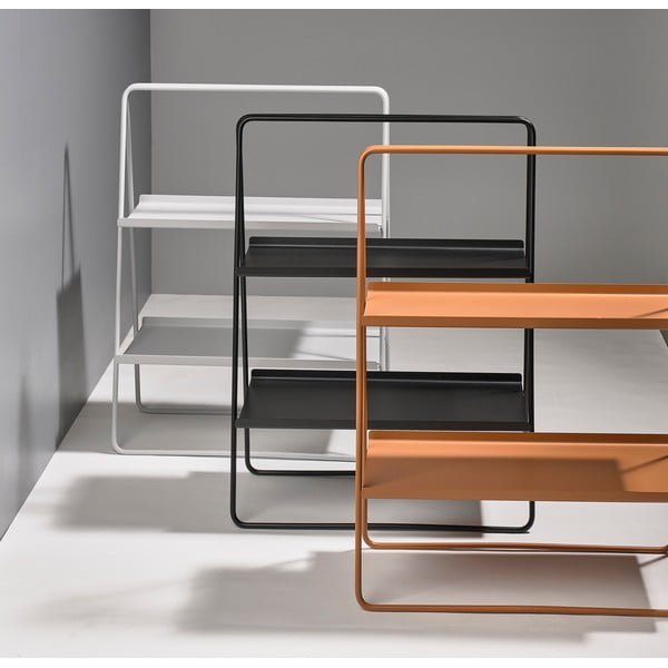 Сива стоманена стояща етажерка Soft Grey A-Table - Zone-image-1