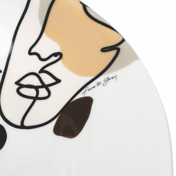 Керамична купа за салата, ø 39 cm Face to Grey - VDE Tivoli 1996-image-1