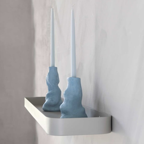 Светлосив стенен стоманен рафт за баня Carry – Mette Ditmer Denmark-image-3