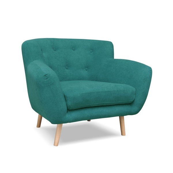 Кресло в зелено-син цвят Cosmopolitan design London-image-2