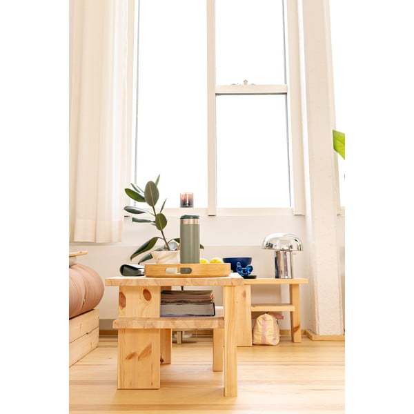 Странична масичка от масивен бор 34x45 cm Japan – Karup Design-image-4