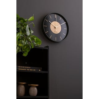 Стенен часовник ø 35 cm Златен диск - Karlsson