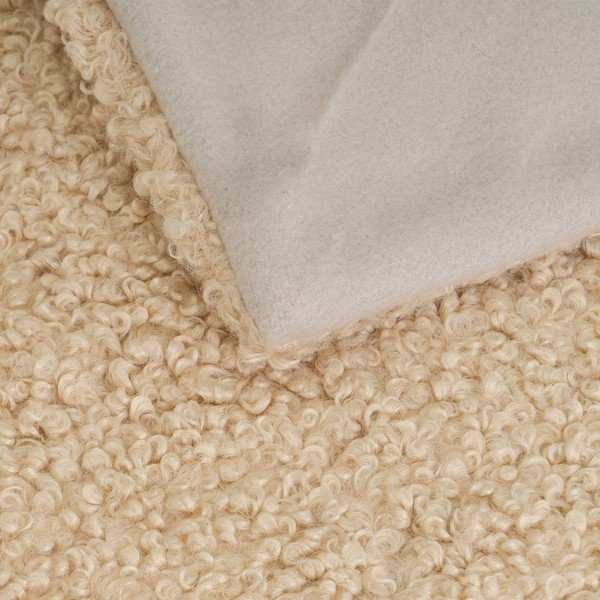 Бежово одеяло от шерпа 130x160 cm Sherpa – Casa Selección-image-1